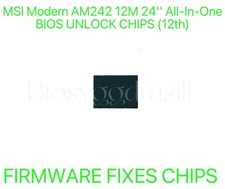 MSI Modern AM242 12M 24'' All-In-One, ADMIN NO PASSWORD FIRMWARE BIOS CHIP