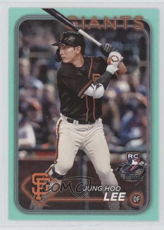 2024 Topps Series 2 Aqua Jung-Hoo Lee Jung Hoo Lee #691 Rookie RC 05ns