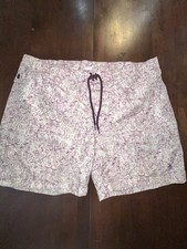    Penguin Purple Color by Numbers Swim Trunks Board Shorts Size XL 36-38