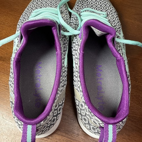 Scarpe da corsa Asics MetroLyte Q481N viola grigio sneakers leggere taglia 9,5 - Foto 6 di 13