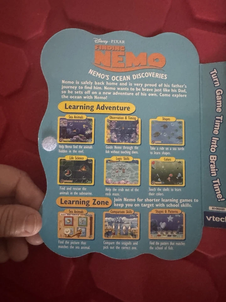 VTech V-Smile Game Disney Nemo’s Ocean Discoveries NIP - Image 3 of 4