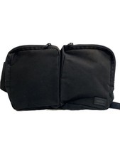 PORTER Waist Bag Black Nylon Used