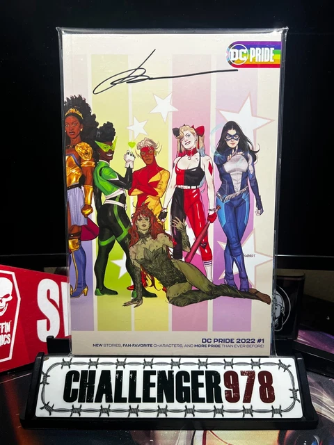 DC PRIDE 2022 #1 Joshua Sway Swaby SIGNED w/COA - Wrap-around w/ Clear Backer