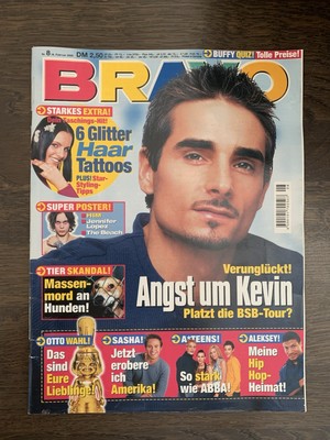 BRAVO Heft Nr. 8 - 2000 - Komplett! BSB, A*Teens, Sasha, HIM