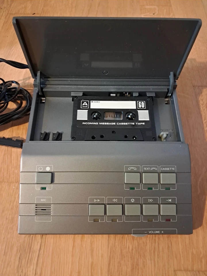 Wachtel digital Telefon Anrufbeantworter mit Codesender - Vintage, Kassette - Bild 3 von 4