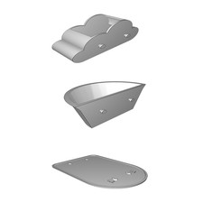 Portavaso da Parete per Fiori Piante Indoor Supporto Appeso Stampato 3D Deco