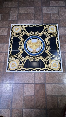 Ceramic Tile Mural VERSAGE SIZE 21.5  X 21.5  (25 PIECES)  Made USA