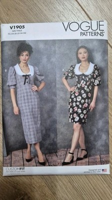 Vogue SCHNITTMUSTER V1905 Misses Kleid mit A/B/C/D Cup Gr. 18-26 neu ungeschnitten