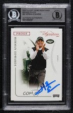 BAS 2004 Prime Signatures Bronze Proof 16/50 Herman Edwards BGS Authentic 3c7