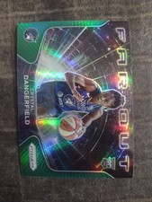 2021 Panini Prizm WNBA - Far Out Crystal Dangerfield #5 Green Prizm (RC)