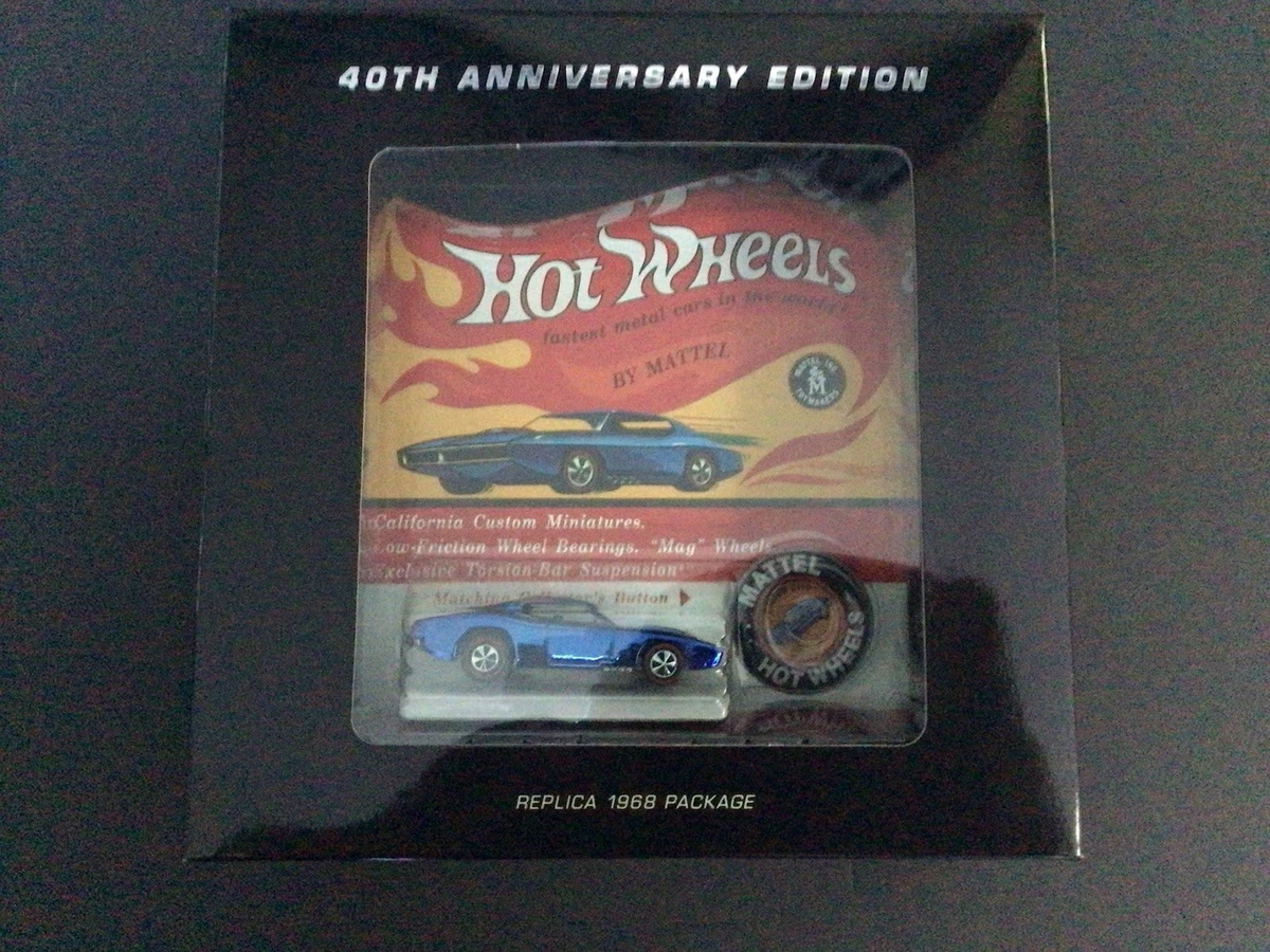 Hot Wheels Blue 1968 Vehicle Year Vintage Manufacture Diecast Cars