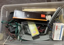 Bin Of N Scale And Z Scale Stuff