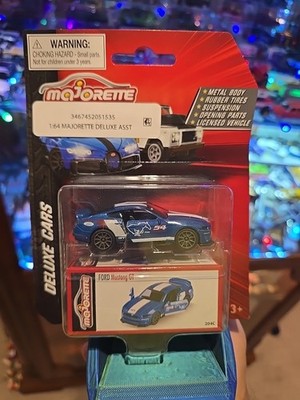 MAJORETTE FORD MUSTANG GT 1:64 SCALE DELUXE CARS SERIES S550 Blue