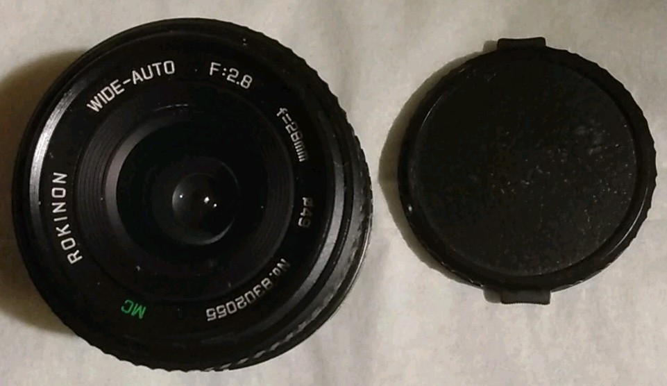 Minolta MD 28mm f2.8 W. Rokkor Lens | eBay