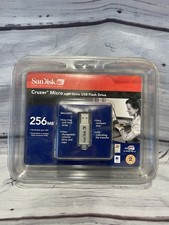 SanDisk 512MB Cruzer Micro With Skins USB Flash Drive NOS Sealed SDCZ4-256-A19