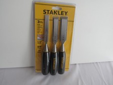 Stanley 3-Piece Wood Chisel Set w/ Case Made in USA