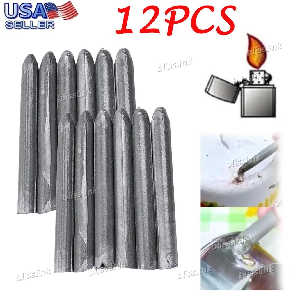 6 or 12 PACK Low Temperature Universal Welding Rod Sticks Metal Easy Melt New US