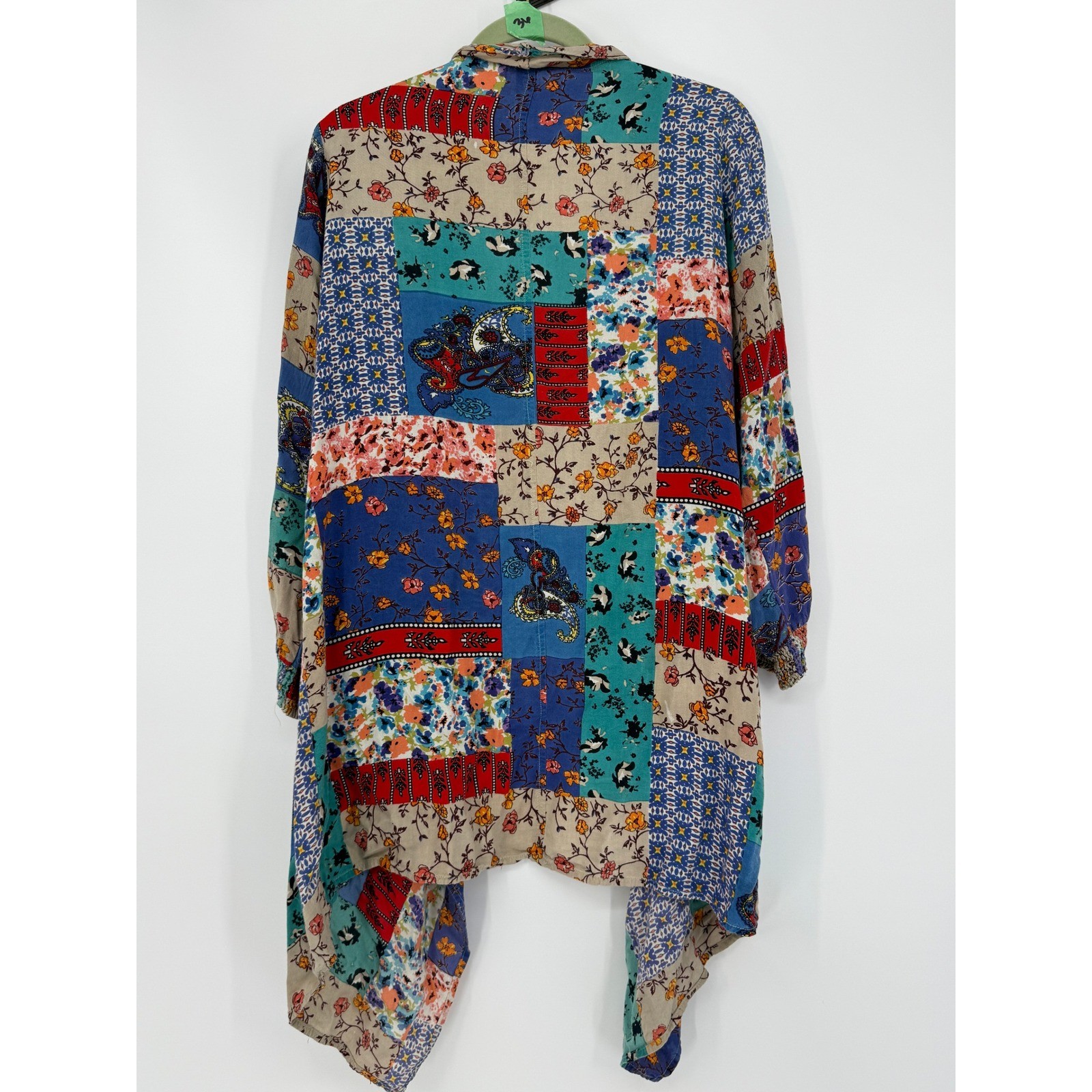 Sacred Threads Patchwork Dusters/m Open Front Lig… - image 6
