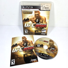 Sony PlayStation 3 UFC Undisputed 2010 PS3 With User Manual
