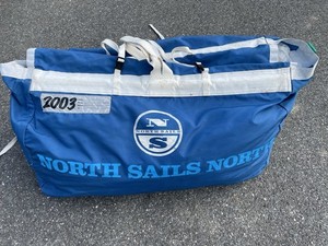 North Sails Spinnaker  37' 4" Foot 22'  With Bag  clean Symmetrical Sail