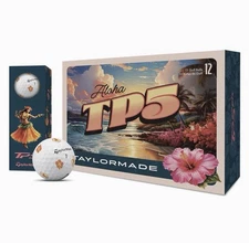 TaylorMade TP5 Pix Limited Edition Island Time Golf Balls Rare (1) Dozen