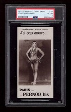 PSA 2 JOSEPHINE BAKER 1931 Pernod Colonial Exposition Card 79 OTHER BANANA DRESS