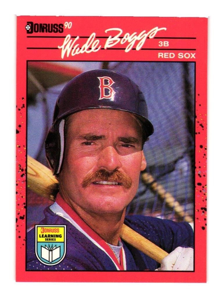 1990 Donruss Learning Series - Wade Boggs (#21)  Red Sox