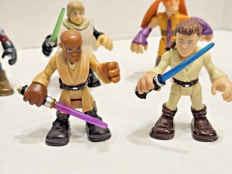 Lote de 10 figuras Hasbro Star Wars Galactic Heroes Playskool Foto 3 de 4