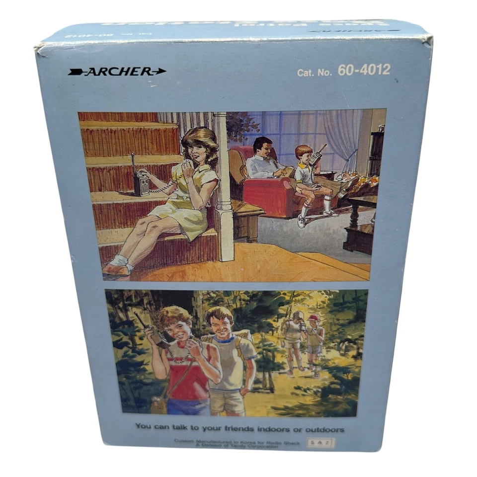 Vintage Archer Space Patrol Base Station with AM Radio Gray 70s Toy 60-4012 New - Image 2 of 4