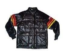 Vintage 1980s-era Simpson Safety Equipment puffer Quilted Rockabilly Jacket L