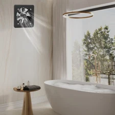 10 Inch Exhaust Fan, Portable Ventilation Fan, Wall Mounted Kitchen Exhaust Fan