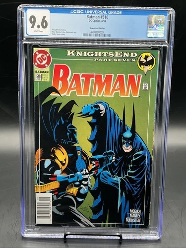 Batman #510 (DC Comics August 1994) CGC Graded 9.6 White Pages