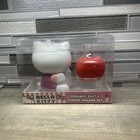 Hello Kitty In Pink & Red Apple Ceramic Salt & Pepper Shakers New in Package — photo 5