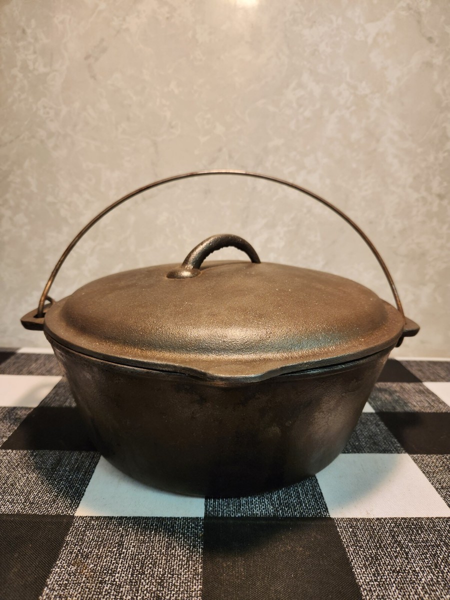 Vintage Cast Iron Made in Taiwan Dutch Oven with Handle | eBay