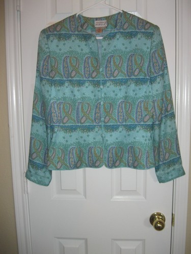 ADRIANNA PAPELL Gorgeous Silk Skirt & Blouse Set ~ SZ 6 ~ MINT! - Picture 2 of 9