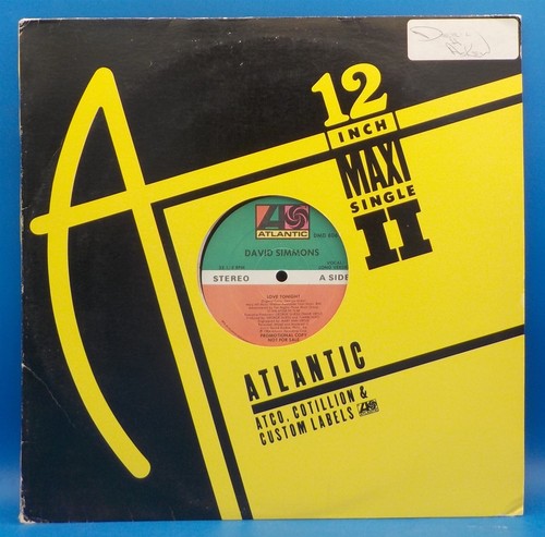 12" Single - David Simmons "Love Tonight" (3 Versions) EX BX8