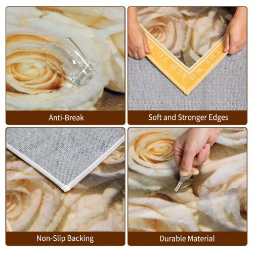 Kitchen Rug Sets 17"x48"+17"x30" Non Slip Rugs Kitchen Mats Washable Runner R... - Picture 4 of 8