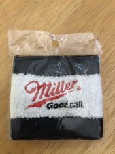 Vintage Miller Good Call Wrist Sweat Band Collectible New In Package