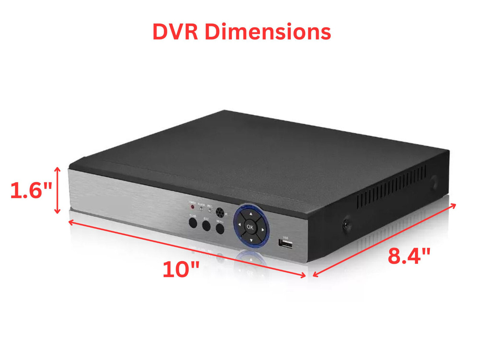 Evertech 1080p 8 Camera Security Surveillance CCTV System 2TB