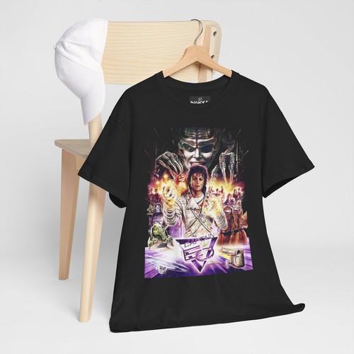 Michael Jackson Captain EO 1986 Musical T Shirt Unisex Heavy Cotton Tee - Picture 5 of 97