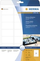 Herma Hochglanz-Etiketten Special, 210 X 297 Mm, Weiß