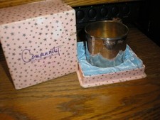Engraved Community The Finest Silverplate Baby's Cup 2 3/8" Tall Free SHIPPING