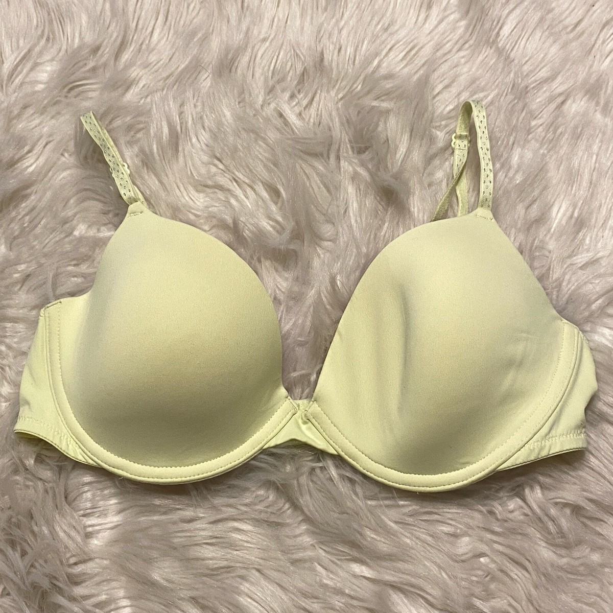 Victorias Secret PINK 34C Bra Neon Wear Everywhere Demi Underwire