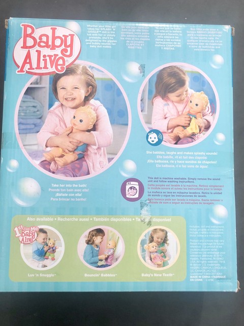 baby alive splash and giggle