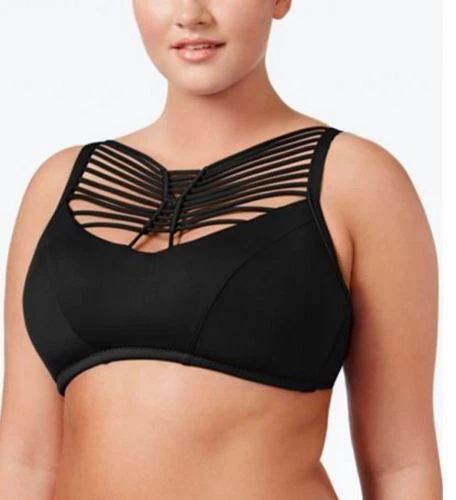 black bikini top size 20