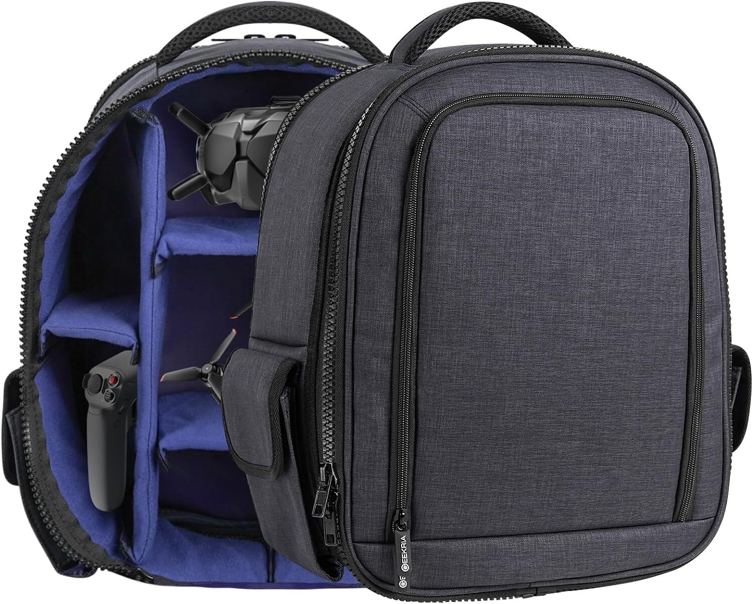 GEEKRIA Drones Backpack Bag for DJI FPV Portable Storage Case
