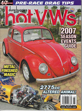Dune Buggies and Hot VW’s Magazine Jun 2007 VW Beetle 2775cc Engine Drag Tips