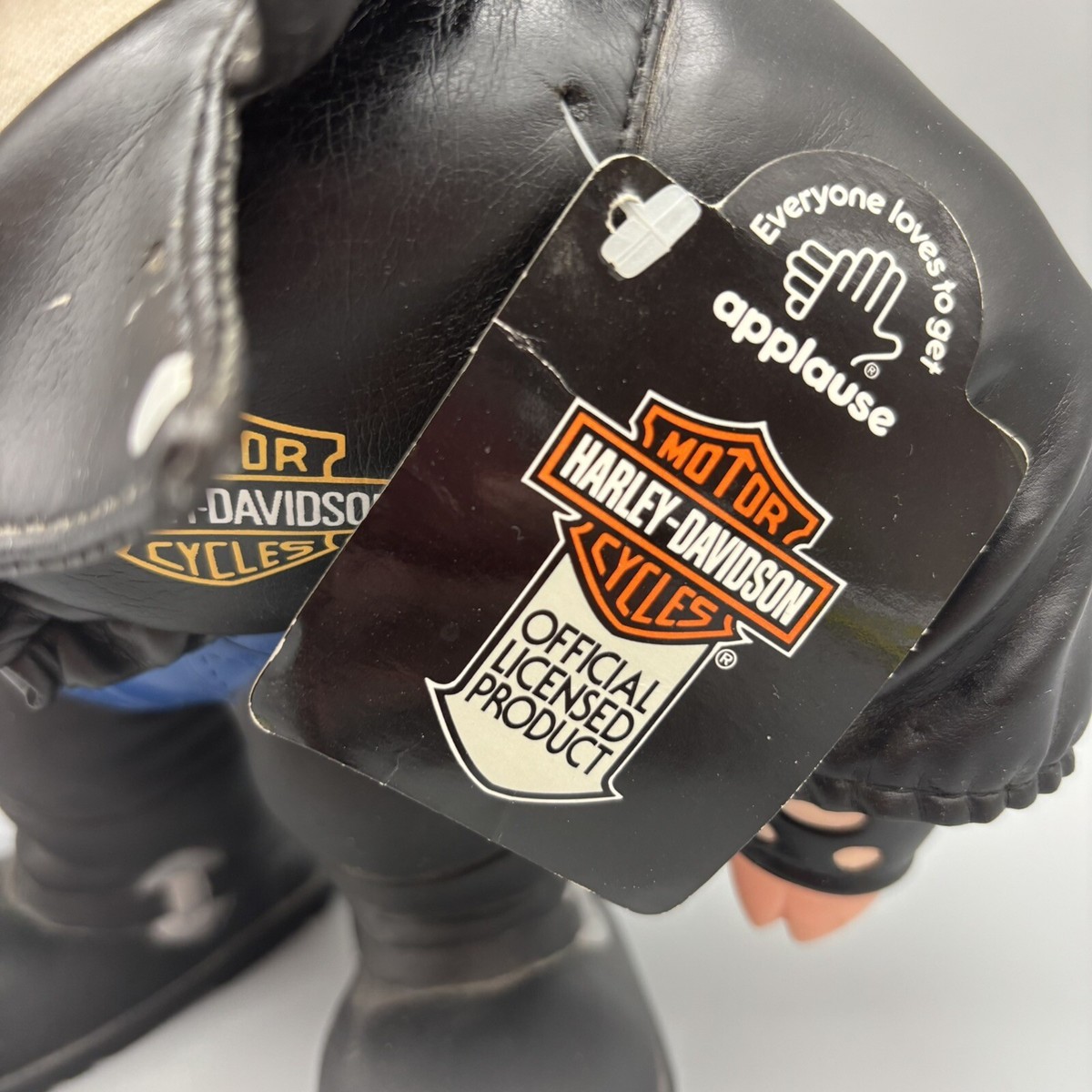 Vintage Retired Harley Davidson Motorcycle Biker Johnny