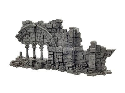 Ancient Ruins - Temple Wall A (small) - Tabletop Wargaming RPG AoS terrain