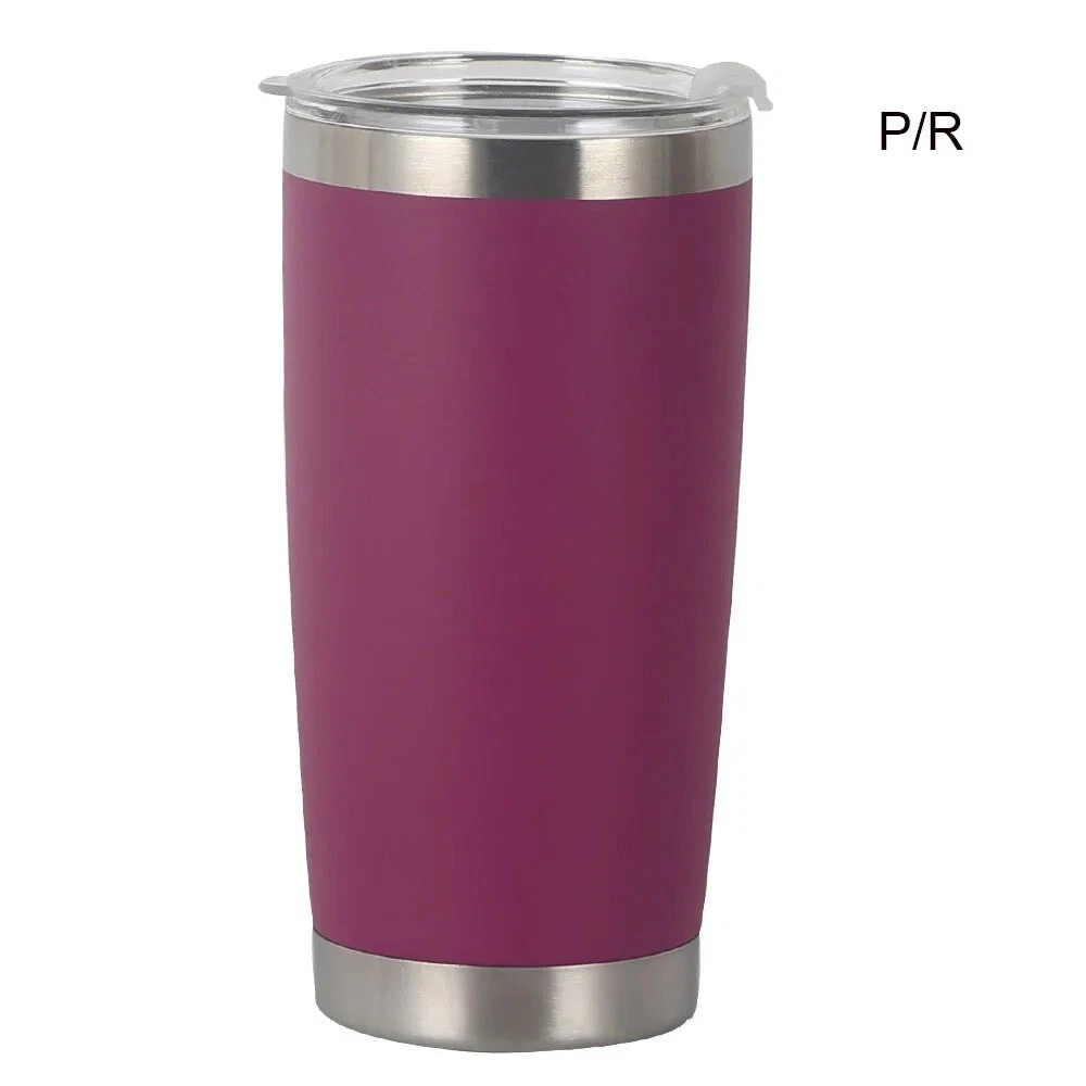 Tumbler 20oz w/ MagSlider Lid Stainless Steel Vacuum Coffee Cup Mug Rambler YETI